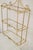 Vintage Gold Gilt Metal Hollywood Regency Scrolling Iron 3 Tier Small Wall Shelf For Sale In Philadelphia - Image 6 of 10