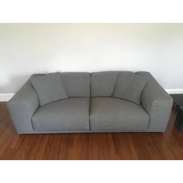 Italian Design Within Reach Grey Kelston Sofa Chairish