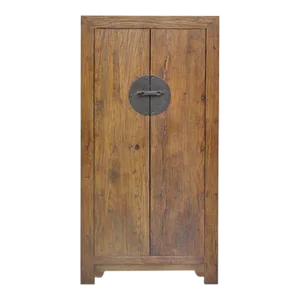 Square-Corner Elm Cabinet
