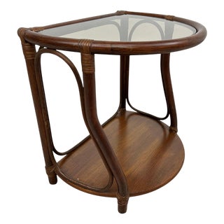 Mid-Century Modern Bamboo Side Table from Gervasoni, 1970s For Sale