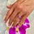 Traditional Natural Multicolored Sapphire Ring Size 6.5 14k W Gold 5.28 TCW Certified For Sale - Image 3 of 9