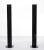 Two identical Halogen floor lamp. Black aluminum base. 1980s Italy. Foot switch. European Plug (up to 250V).The wiring of...