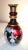 Glass Huge Vintage Black Amethyst Enameled Mary Gregory Glass Liquor Decanter Bottle For Sale - Image 7 of 12