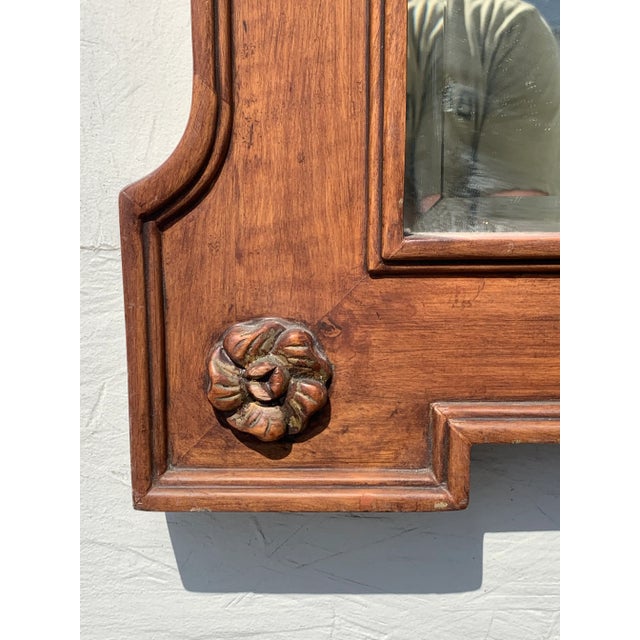 Faux Grain & Giltwood Neoclassical Style Mirror For Sale - Image 10 of 13
