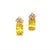 Natural Sapphire Diamond Earrings 14k Gold 1.74 TCW Certified For Sale - Image 12 of 18