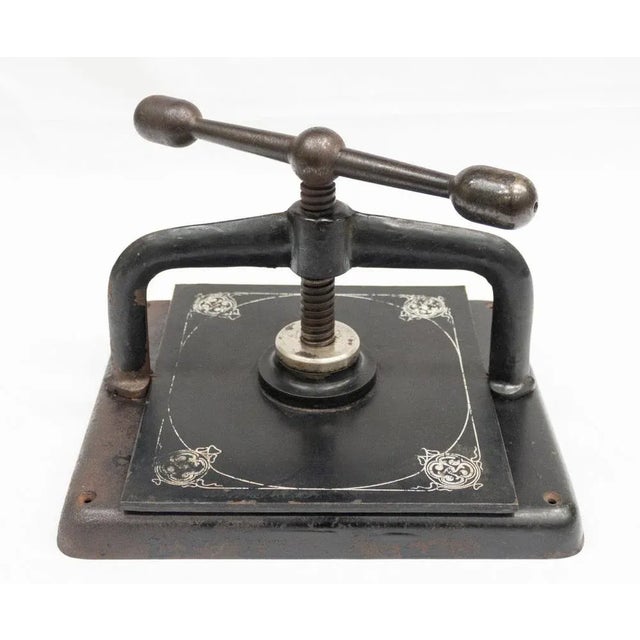 Late 19th Century Bookbinding Press, France, 1890s For Sale - Image 7 of 11