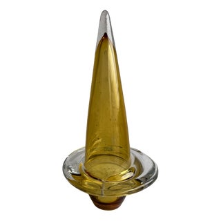 Vintage Spinning Top Vase by Schott Studio For Sale