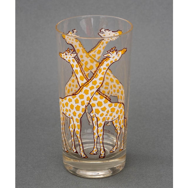 Late 20th Century c.e. Tausch Giraffe and Monkey Glasses, 9 For Sale - Image 4 of 12