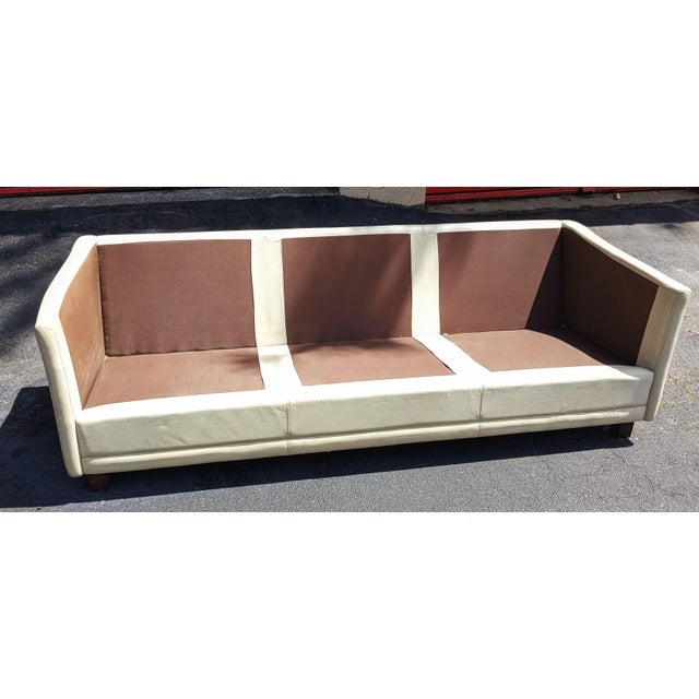 Timeless Elegance: Rare 1980 Vintage Dansk Danish Leather Sofa For Sale - Image 11 of 12