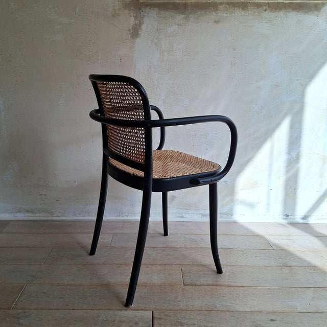 No. 811 Prague Chairs by Josef Hoffmann for Ligna, 1970s, Set of 4 For Sale - Image 9 of 12
