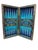 Wood Handmade Wooden Backgammon & Chess Board Lapis, Turquoise & Mother of Pearl For Sale - Image 7 of 14