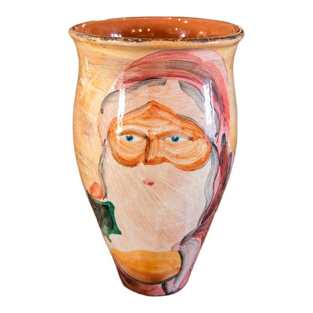 Vintage Marco E Cristina Hand-Painted Italian Santa Claus Christmas ...