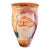 Vintage Marco E Cristina Hand-Painted Italian Santa Claus Christmas Ceramic Vase For Sale