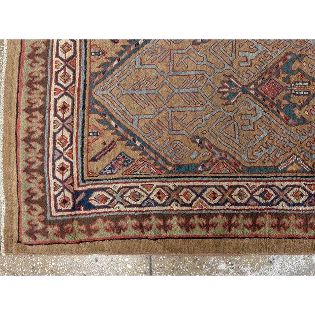 Textile Galerie Shabab Collection Early 20th Century Persian Serab Runner For Sale - Image 7 of 10