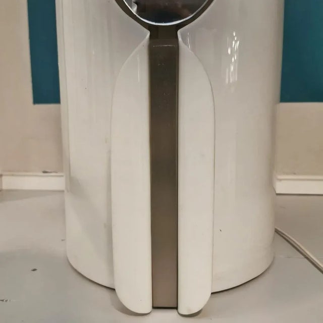 Plastic Vintage Space Age Illuminated Mirror, 1970s For Sale - Image 7 of 8