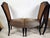 1990s French Art Nouveau Dining Chairs Double Caned Set of 4 For Sale - Image 5 of 12