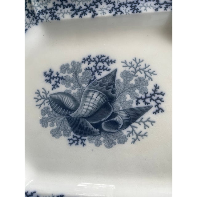 19th Century Blue and White Platter For Sale - Image 4 of 9