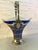 Metal 19thC European Silver Plate Glass Flower Basket For Sale - Image 7 of 18