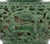 Chinese Spinach Jade Green Glazed Ceramic Pierced Vase Mounted as a Table Lamp For Sale In New York - Image 6 of 9