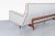 Light Gray Mid-Century Modern Walnut Floating Sofa Model U-150 by Jens Risom For Sale - Image 8 of 11