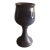 1970s Iden Pottery England Drip Glaze Goblet For Sale