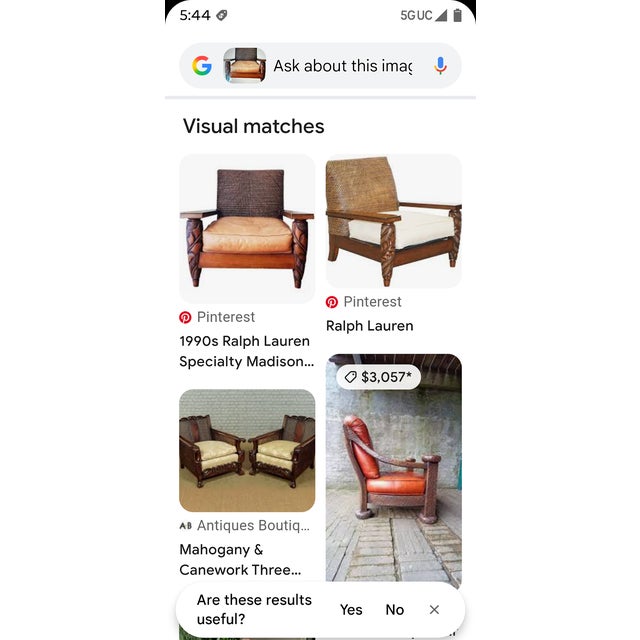 1990s Attributed to Ralph Lauren Safari Lounge Chair For Sale - Image 18 of 18