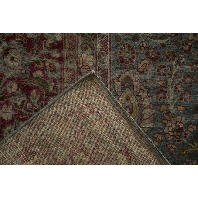 Vintage Distressed Tabriz Carpet - 10'10" X 14'2" For Sale In New York - Image 6 of 15