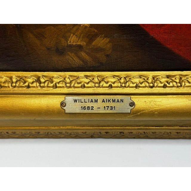 18th Century Scottish Military Portrait of Sir James Campbell Attributed to William Aikman For Sale - Image 6 of 18