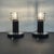 Saturn Style Table Lamps in Chromed Steel with Disc Shade, Set of 2 For Sale - Image 3 of 15