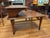 Original Mid-Century Lane Two Tier Side Table. Mixed hardwoods with an interesting dove-tail inlay accent on the perimeter...