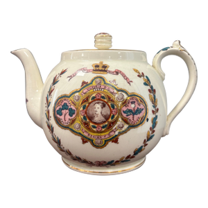 19th Century Queen Victoria Gold Jubilee Commemorative Teapot
