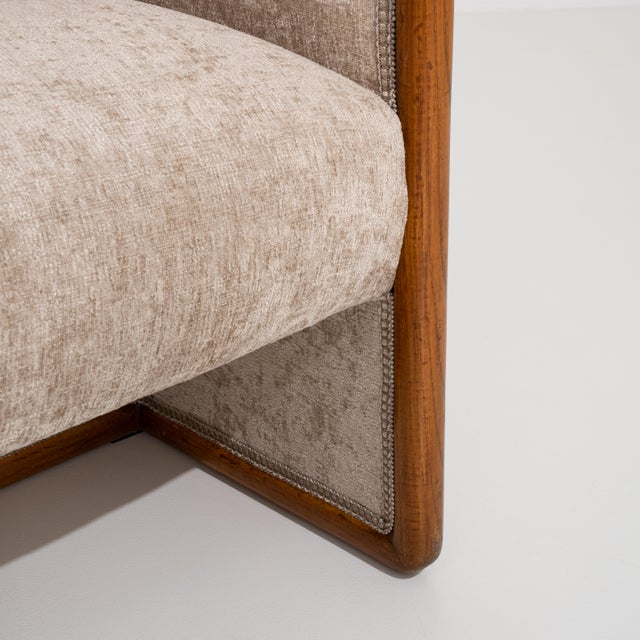 Mid 20th Century Mid 20th Century Pair Of Art Deco Style Armchairs For Sale - Image 5 of 16