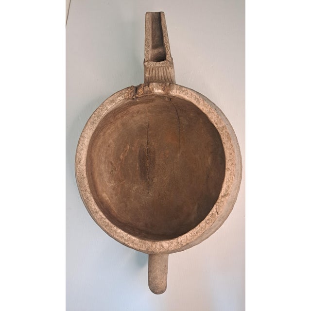 Large Hand-Carved Wood Spouted Vessel, Nuristani Kafiristan Style For Sale - Image 11 of 13