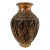 Vintage Persian Middle East Embossed Copper Vase W/Ancient Kings Paying Tribute For Sale
