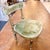 Mid 20th Century Vintage Hollywood Regency Neoclassical Vanity Chair / Slipper Chair in Sage Velvet With Giltwood Frame & Casters For Sale - Image 5 of 12