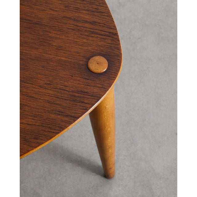 Danish Mid-Century Wooden FH 4103 / Heart Dining Chairs by Hans J Wegner for Fritz Hansen, 1950s, Set of 8 For Sale - Image 9 of 11