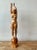 Vintage Boho Carved Wood Female Sculpture For Sale In West Palm - Image 6 of 8