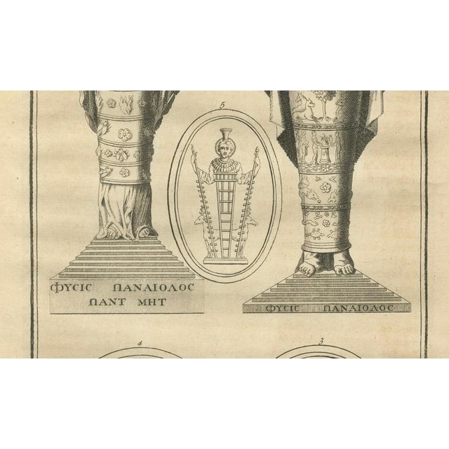 Early 18th Century Bernard de Montfaucon, Diana of Ephesus, 1721, Engraving on Paper For Sale - Image 5 of 9