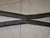 1970s Vintage Faux‑Bamboo Metal Console Table With Glass Top For Sale - Image 5 of 12