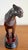 1970s Art Deco Style Patinated Bronze Charging Panther Sculpture on Tiered Base – Hollywood Regency Statement Piece For Sale - Image 5 of 17