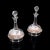 1910s Pair of Antique Edwardian English Silver Plate Decanters and Stands For Sale - Image 13 of 13