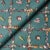 Not Yet Made - Made To Order Schumacher Grotto Treillage Wallpaper, Multi on Teal For Sale - Image 5 of 6