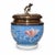 19th Century Opaline Glass and Silver Dressing Jar For Sale - Image 4 of 9