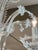 Impressively Large Murano Blown Clear Glass Chandelier With Floral and Foliate Tendrils For Sale - Image 11 of 14