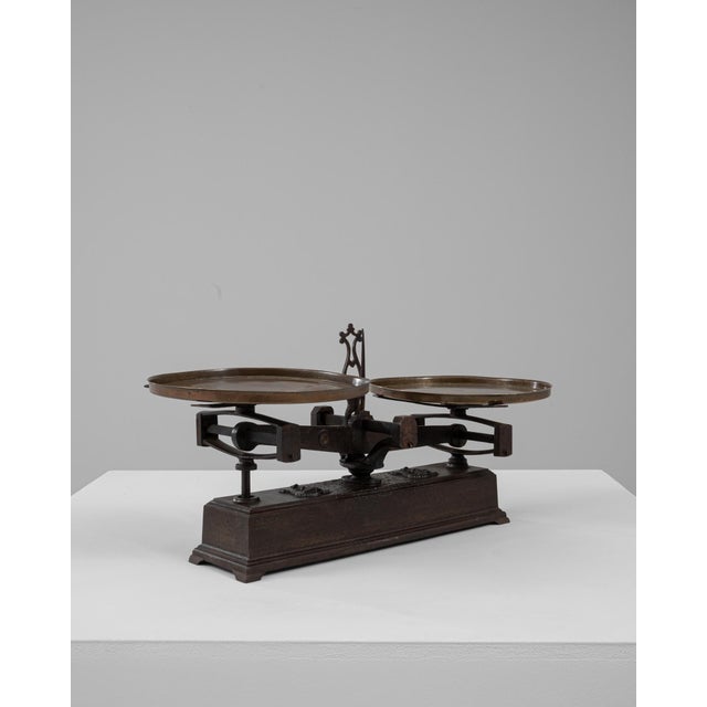 19th Century French Iron & Brass Scale For Sale - Image 18 of 18