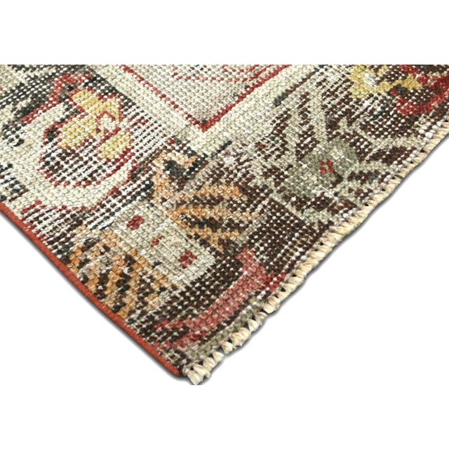 Traditional 1960s Turkish Oushak Rug For Sale - Image 3 of 7