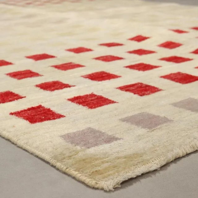 Middle Eastern Herat Rug in Wool For Sale - Image 4 of 10