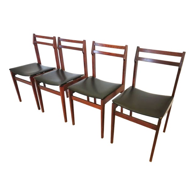 Vintage Scandinavian Dining Chairs from Stol Kamnik, 1970s, Set of 4 For Sale