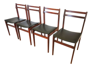 Vintage Scandinavian Dining Chairs from Stol Kamnik, 1970s, Set of 4