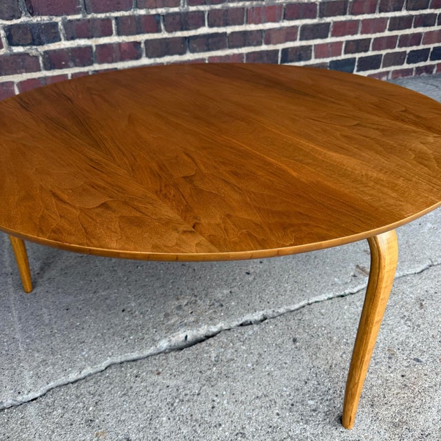 Early 20th Century Swedish Early Bruno Mathsson Large Annika Coffee Table For Sale - Image 5 of 12